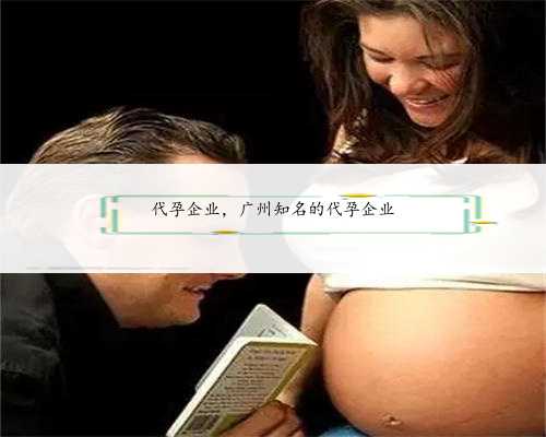 代孕企业，广州知名的代孕企业